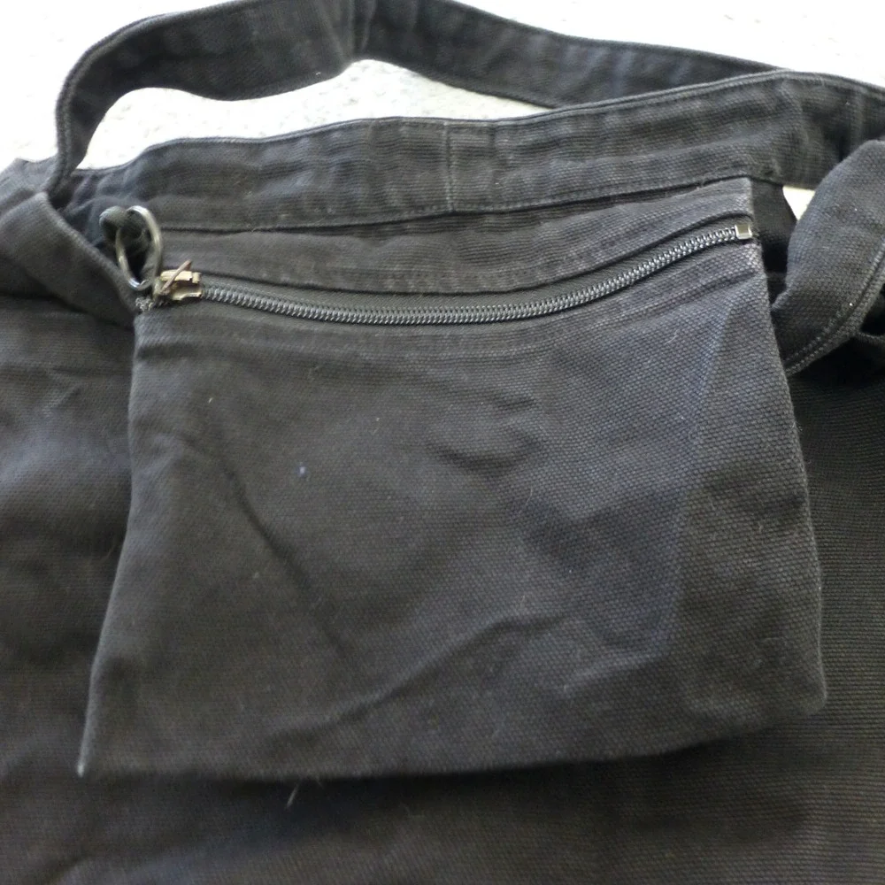 Campbell Cole Oliver Hooson O Bag Black Canvas Crossbody Messenger England Made